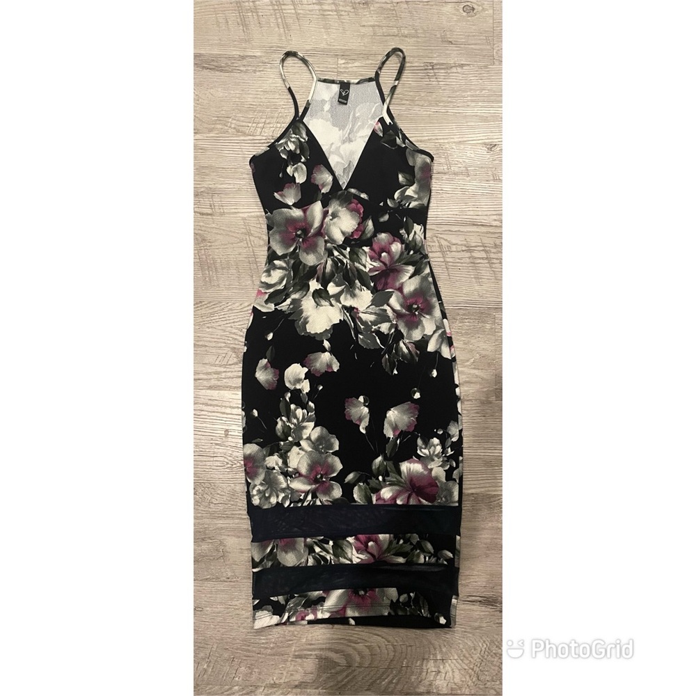 Women’s MIDI Flower Dress Racerback